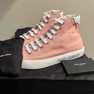 Yves Saint Laurent Malibu Mid-Top Sneakers